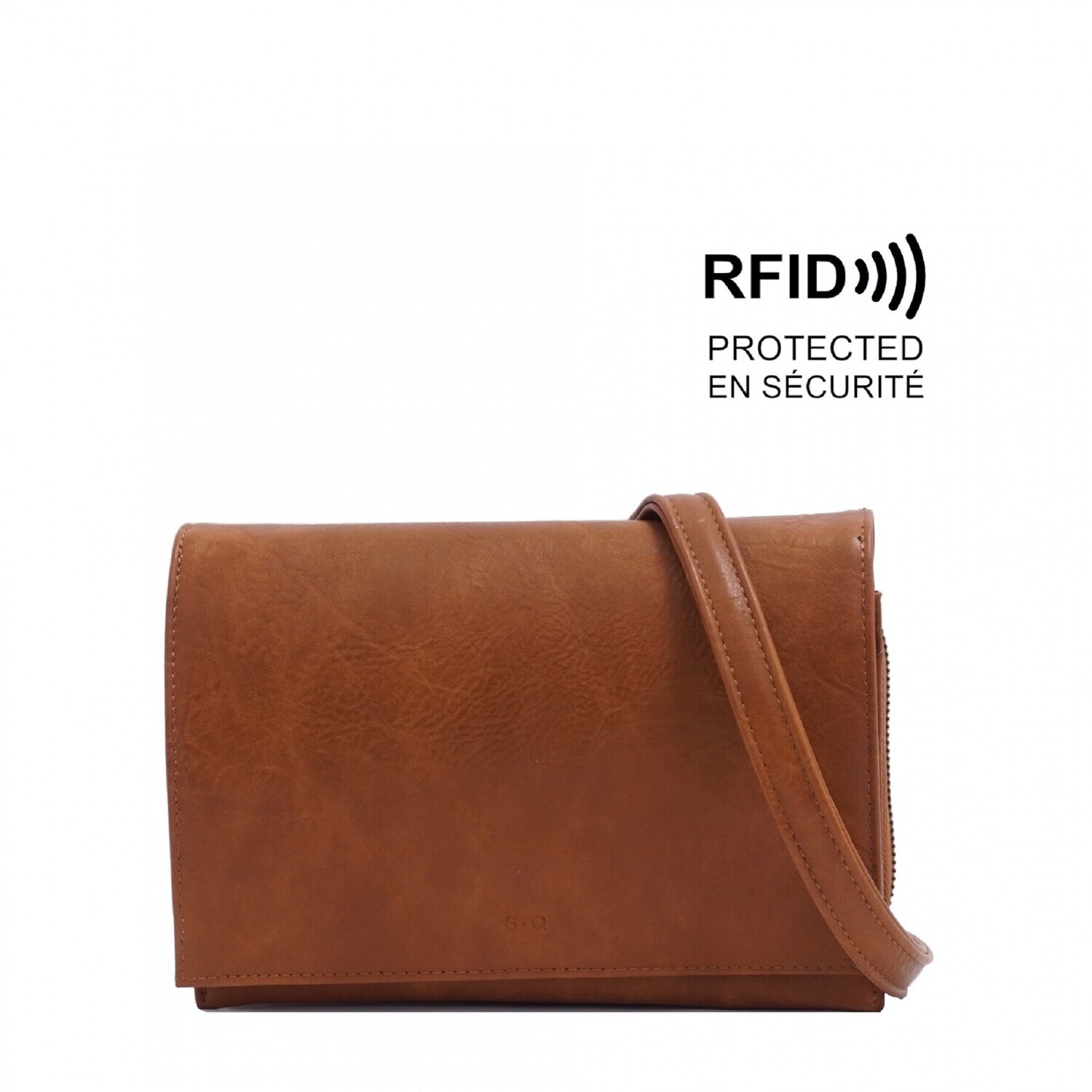 Nita Crossbody Wallet Camel