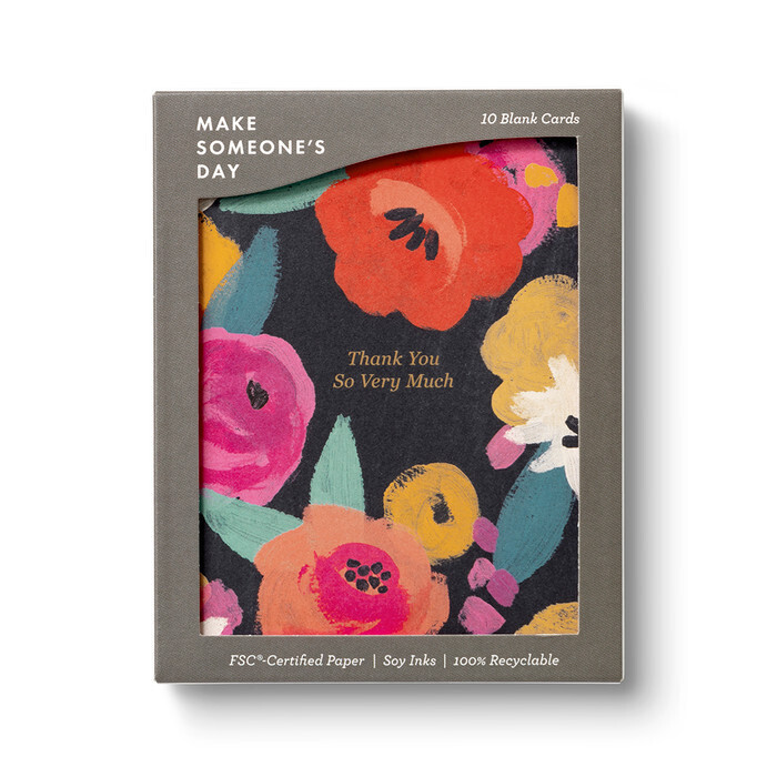 Boxed Cards Midnight Blooms