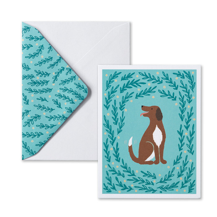 Boxed Cards Playful Pup