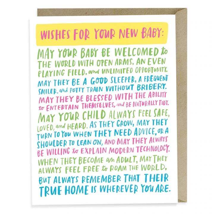 Wishes For Your New Baby