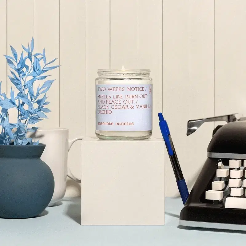 Jar Candle Two Weeks Notice
