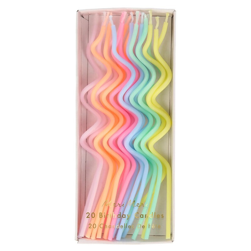 Candles Pastel Swirly