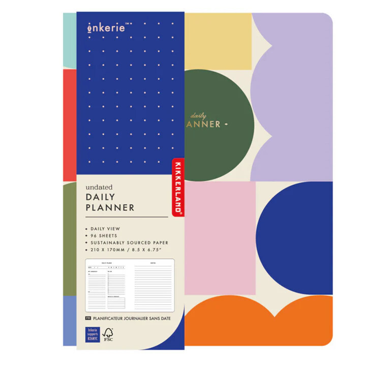 Inkerie Undated Daily Planner