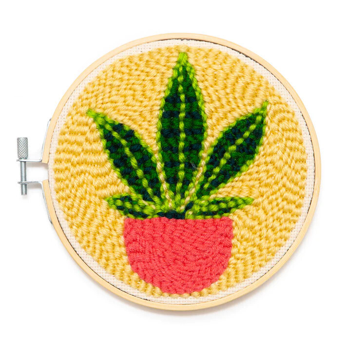Punch Needle Kit Plant