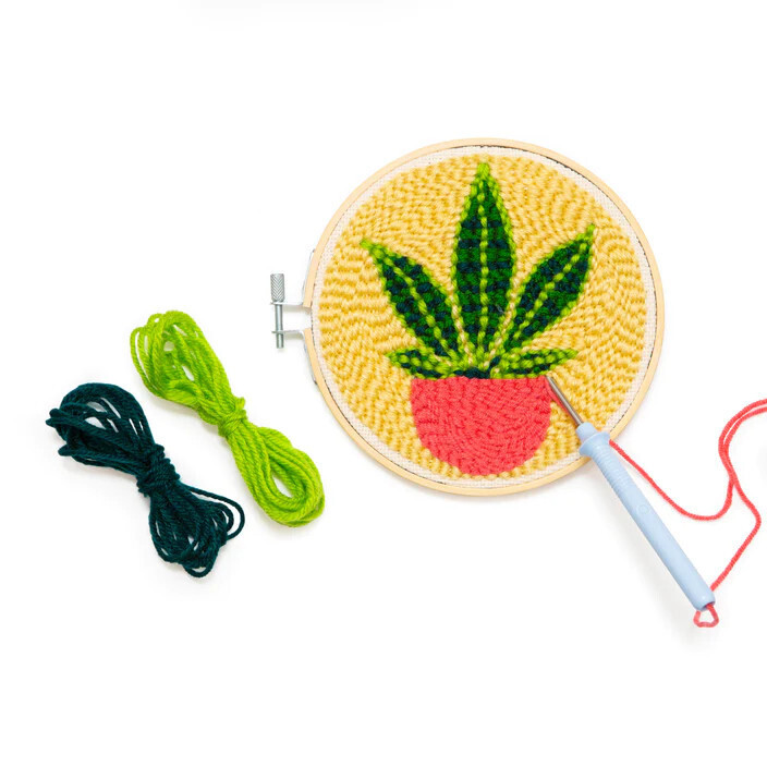 Punch Needle Kit Plant