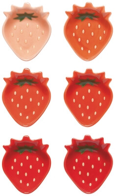 Pinch Bowl Set of 6 Berry Sweet