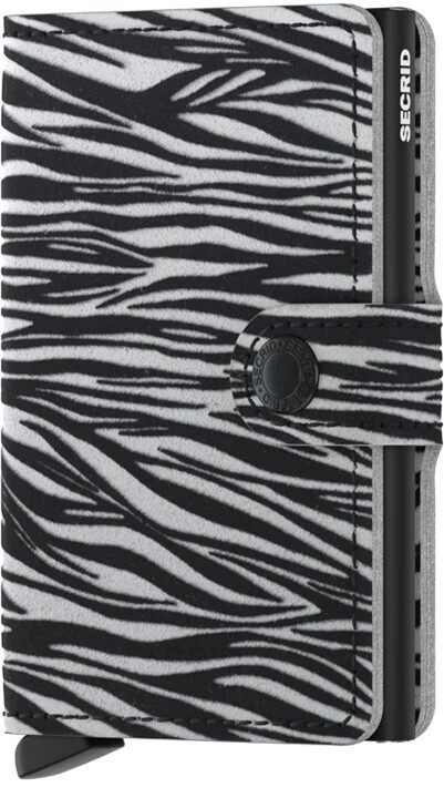 Miniwallet Zebra Light Grey