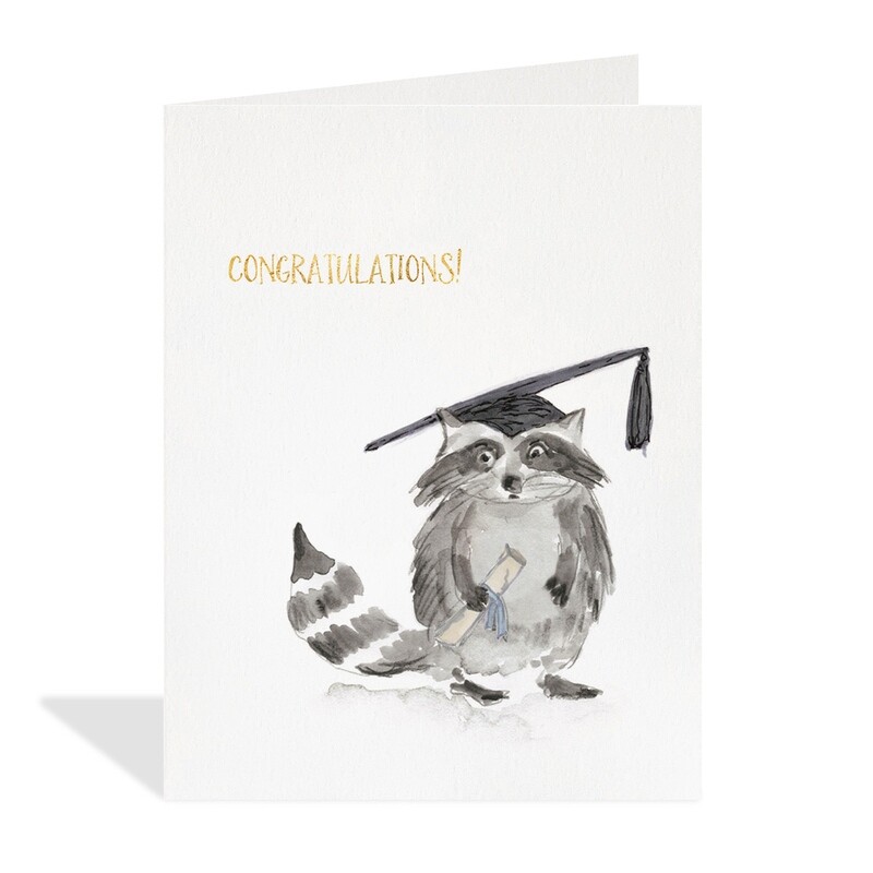 Congratulations Graduation Raccoon