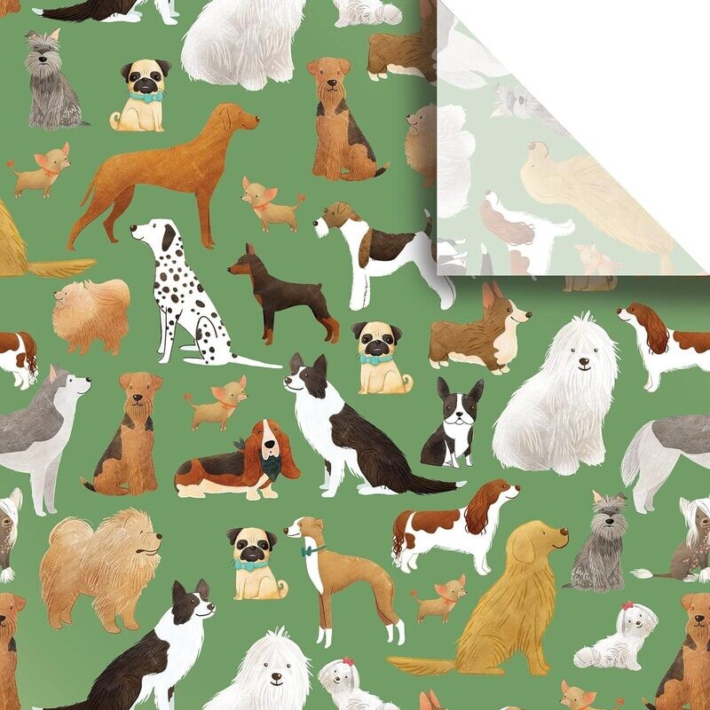Tissue Designer Best Dogs In Show Green