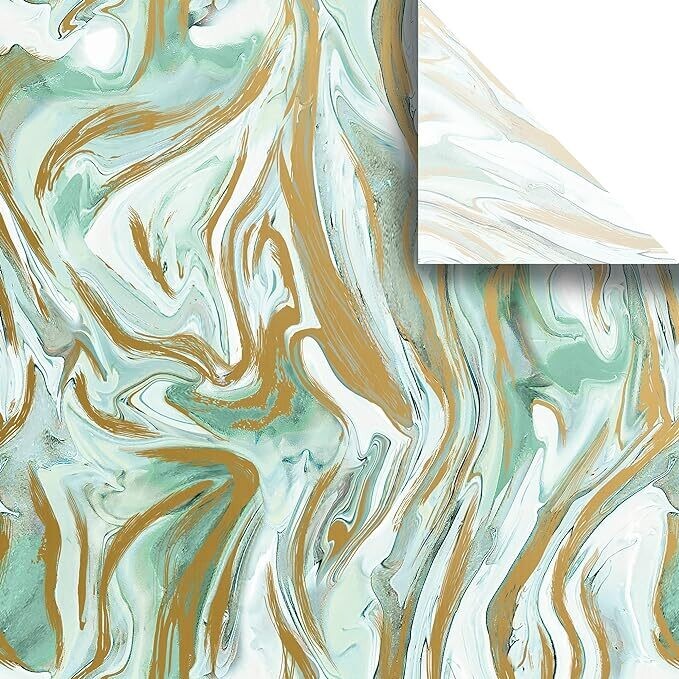 Tissue Designer Marble Mint