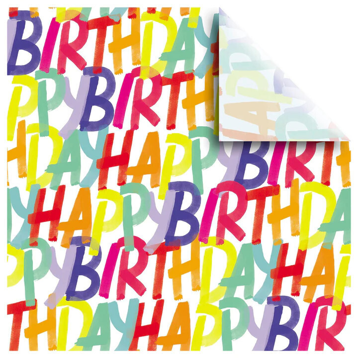 Tissue Designer Rainbow Birthday