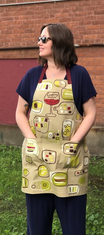 Apron Cooking Makes Me Thirsty