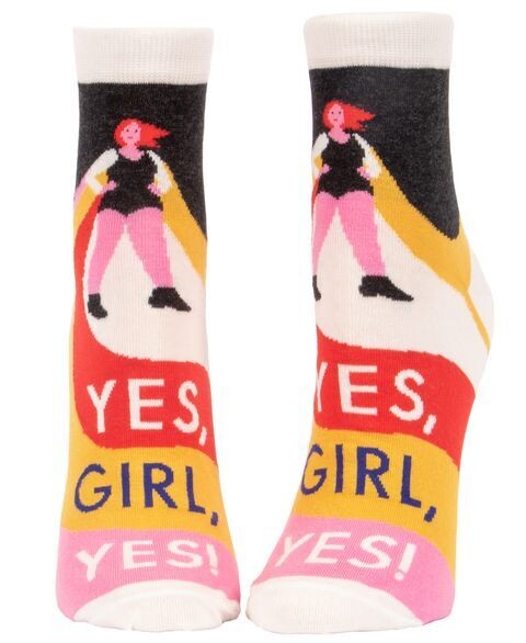 Women&#39;s Ankle Socks Yes Girl, Yes