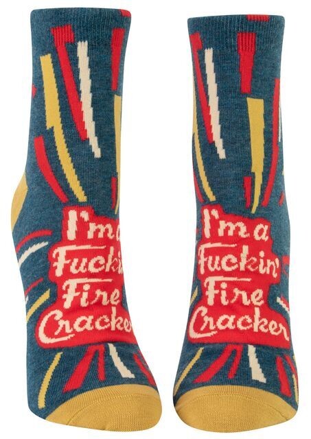 Women&#39;s Ankle Socks I&#39;m A Fuckin&#39; Fire Cracker