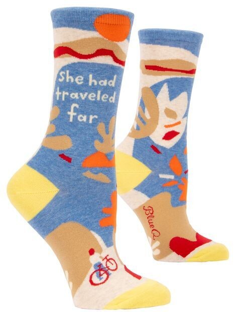 Women&#39;s Crew Socks She Had Traveled Far