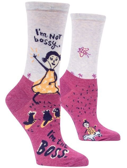 Women&#39;s Crew Socks I&#39;m Not Bossy, I&#39;m The Boss