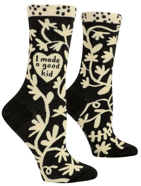 Women&#39;s Crew Socks I Made A Good Kid