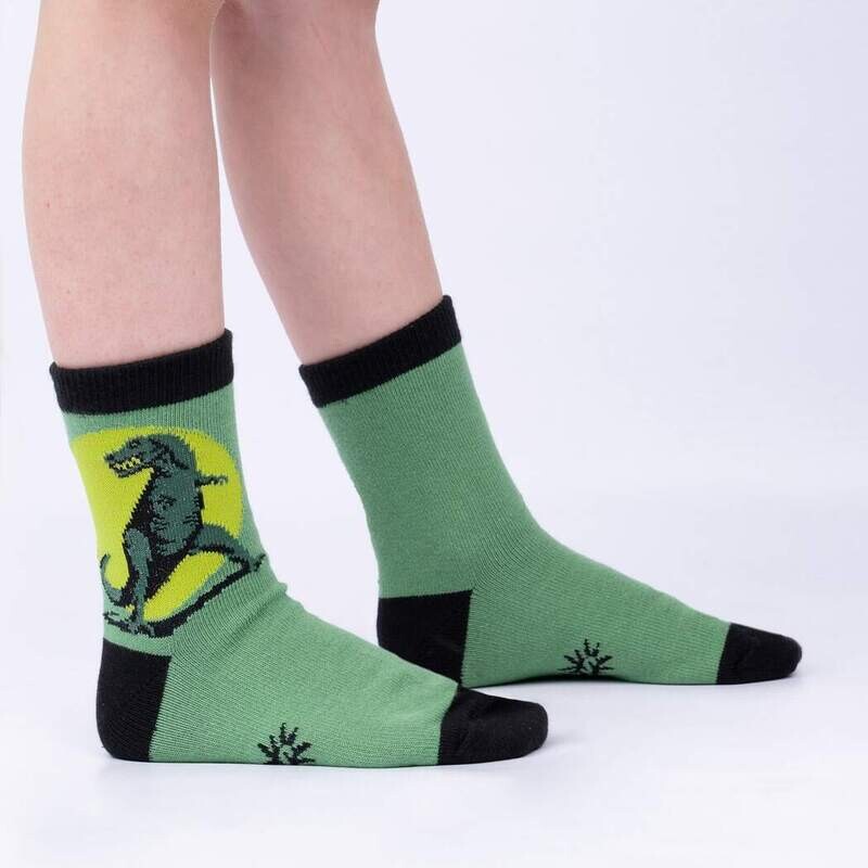 Junior Crew Socks Pack of 3 Dinosaur Days