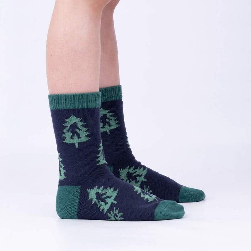 Youth Crew Socks Pack of 3 Sasquatch Campout