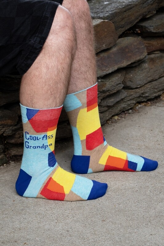 Men's Crew Socks Cool Ass Grandpa