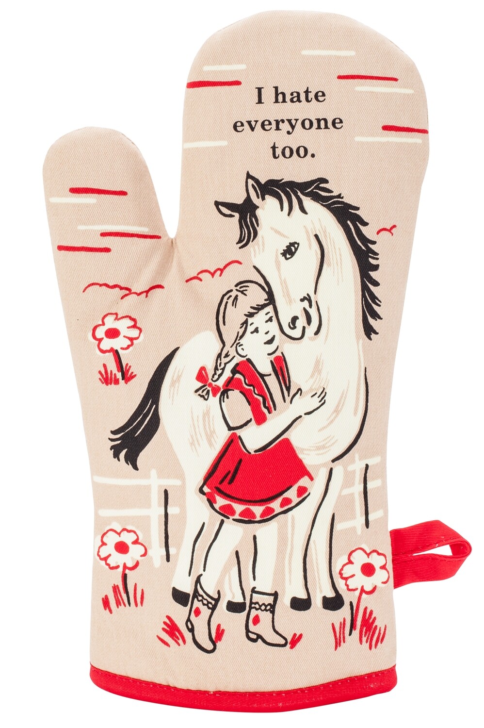 Oven Mitt I Hate Everyone Too