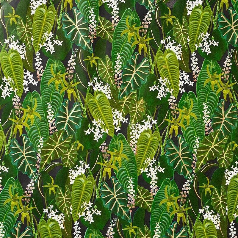 Stone Wrapping Paper Greenery Leaf