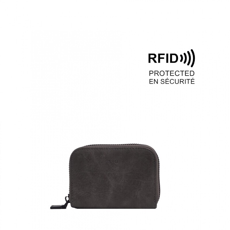 Iva Card Case Dark Grey
