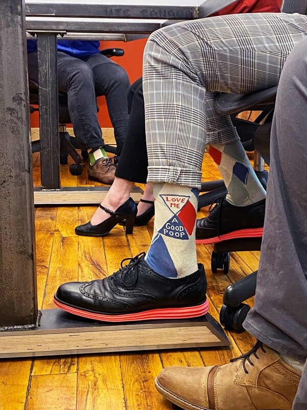 Men's Crew Socks Love Me A Good Poop