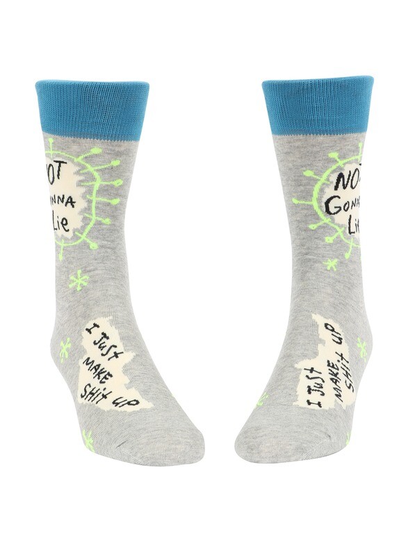 Men's Crew Socks Not Gonna Lie, I Just Make Shit Up