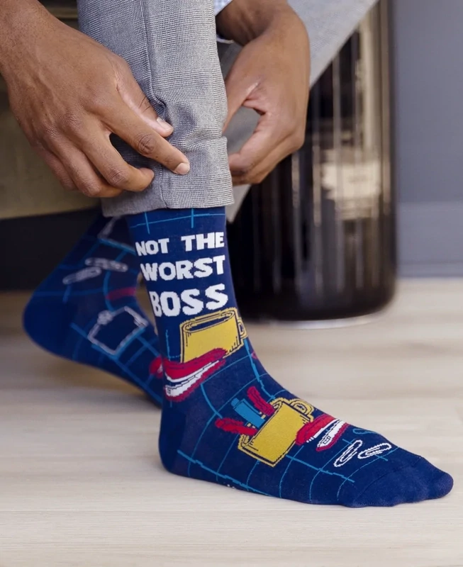 Men's Socks Not The Worst Boss