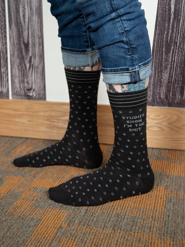 Men's Crew Socks Studies Show I'm The Shit