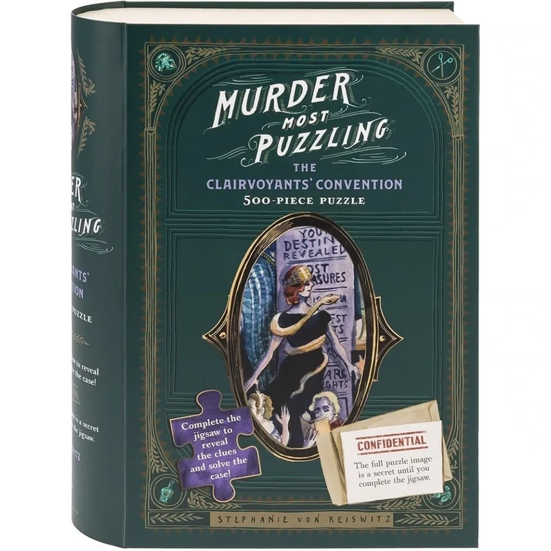 500 Piece Puzzle Murder Most Puzzling: The Clairvoyants' Convention