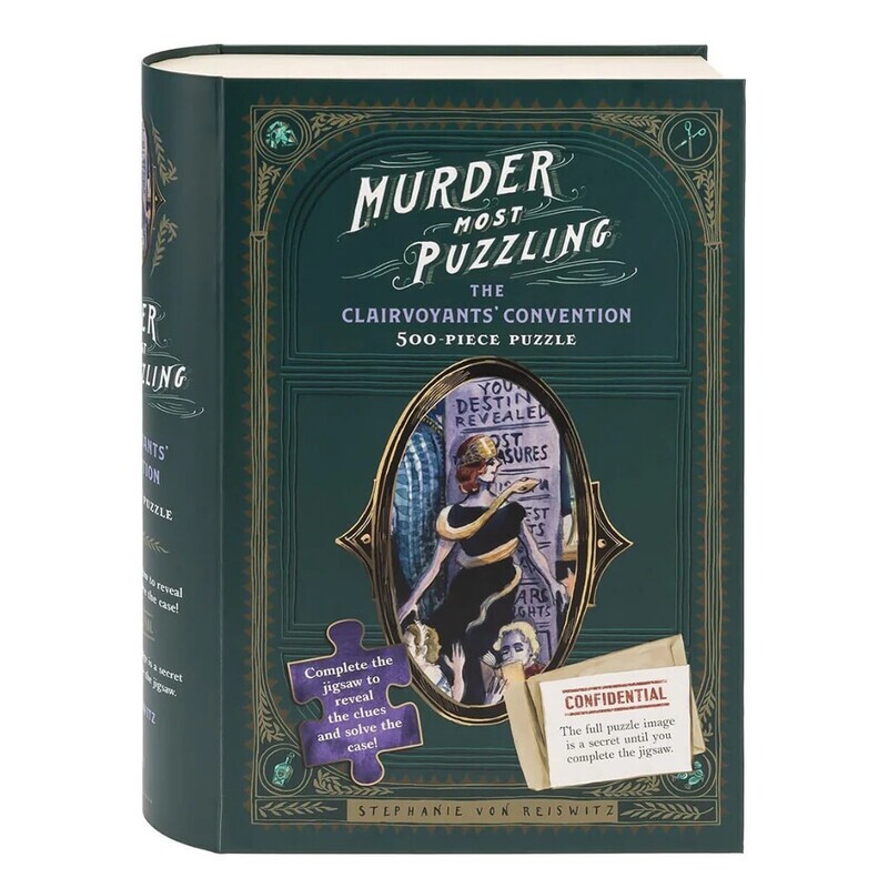 500 Piece Puzzle Murder Most Puzzling: The Clairvoyants&#39; Convention