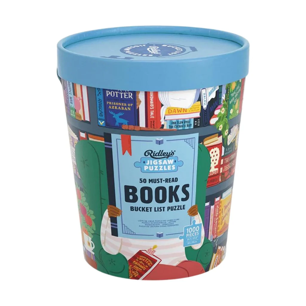 1000 Piece Bucket List Puzzle 50 Must-Read Books
