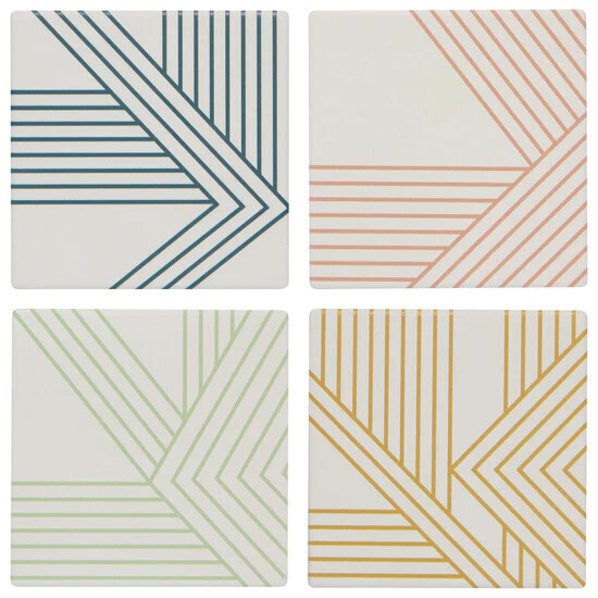 Coaster Set of 4 Linea