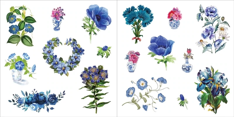Sticker Book Bunches Of Botanicals