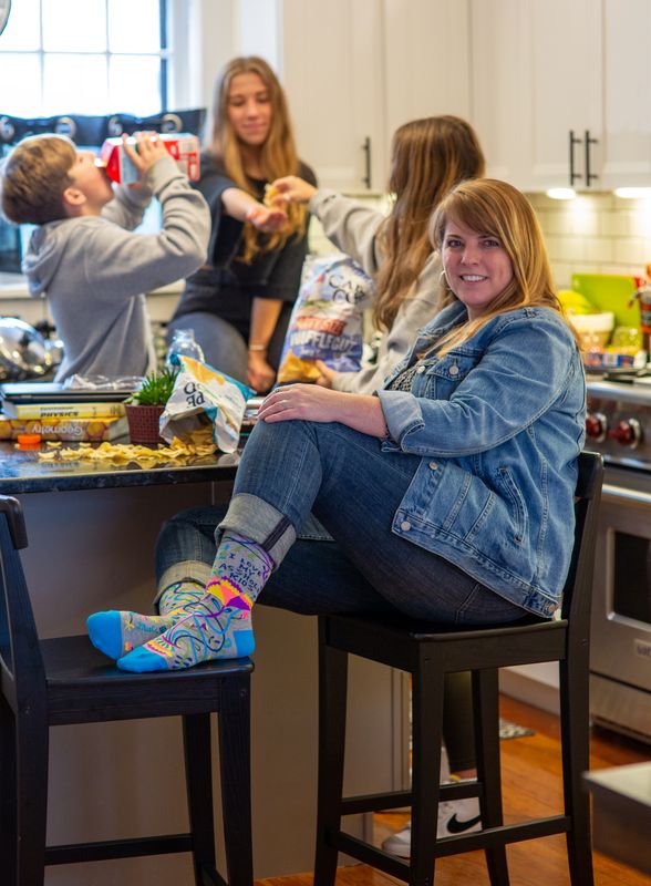 Women's Crew Socks I Love My Asshole Kids
