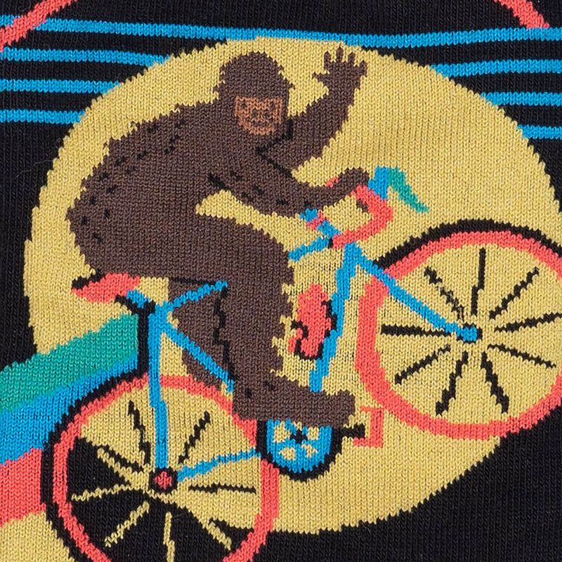 Men's Crew Socks Bike-Squatch