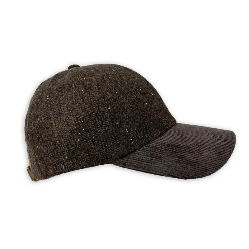 Classic Cap Brown Speckle Wool