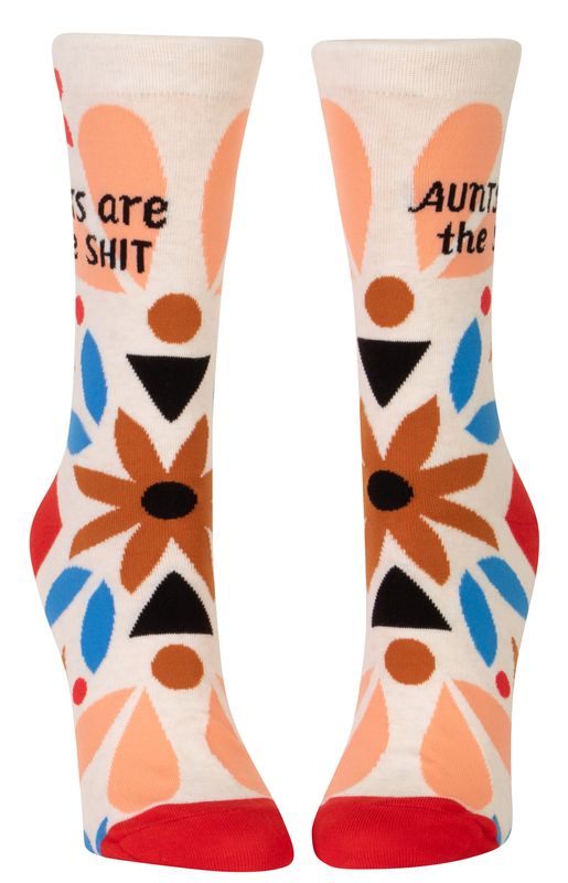 Women's Crew Socks Aunts Are The Shit