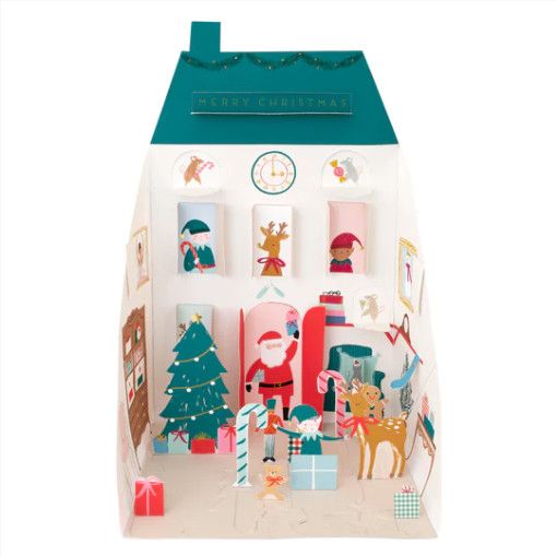 Advent Calendar Pop Up Santa&#39;s House