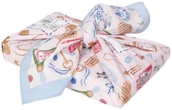 Reusable Fabric Gift Wrap Finders Keepers
