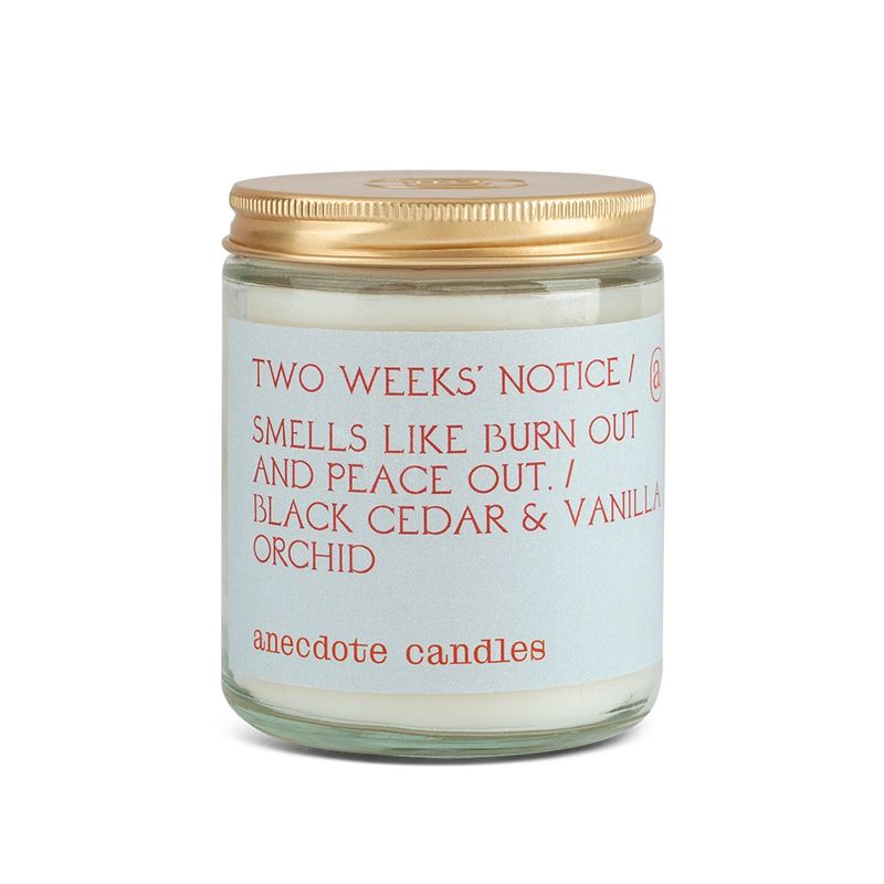 Jar Candle Two Weeks Notice