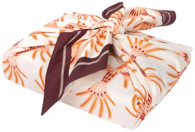 Reusable Fabric Gift Wrap Plume