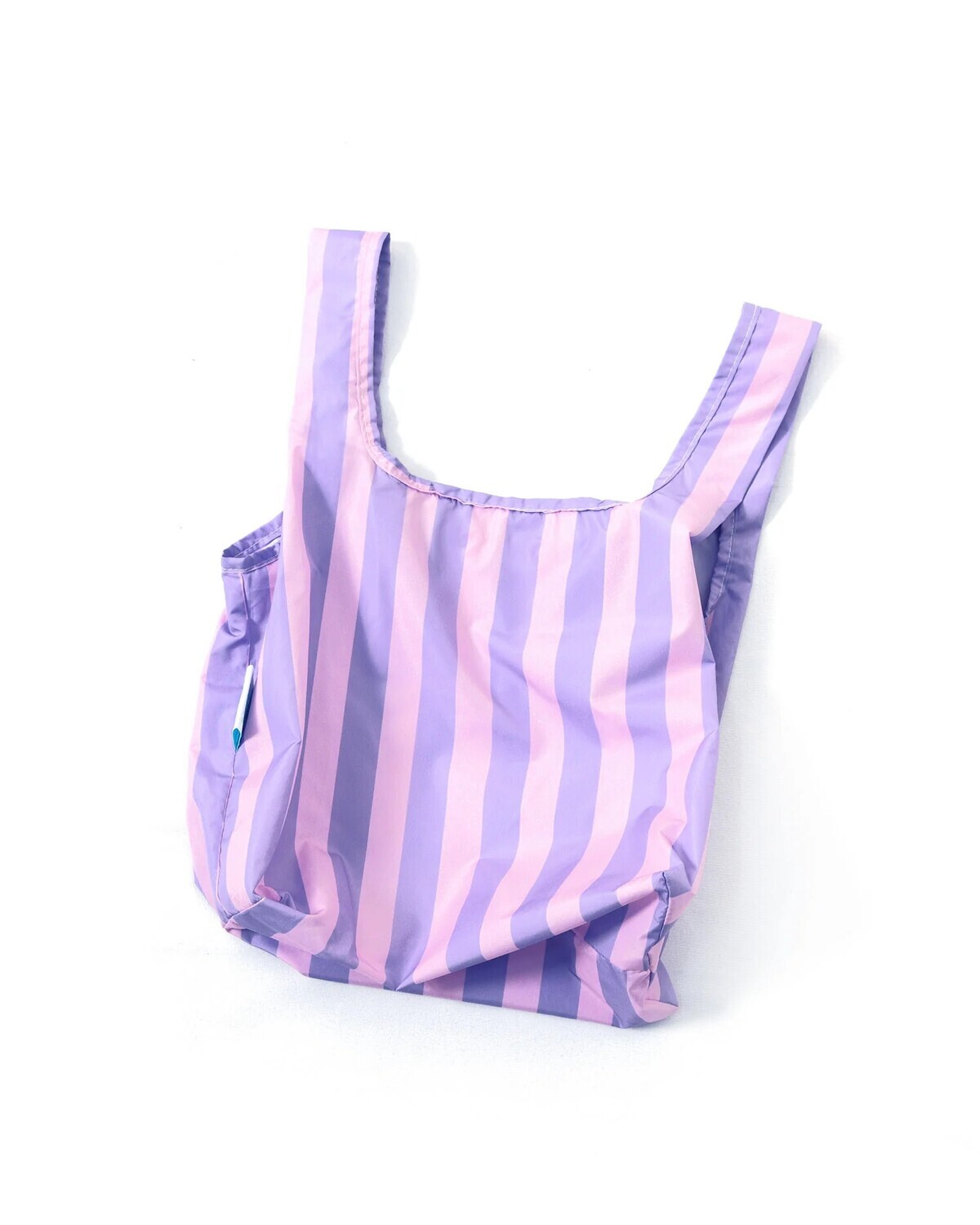 Mini Reusable Bag Purple Stripes