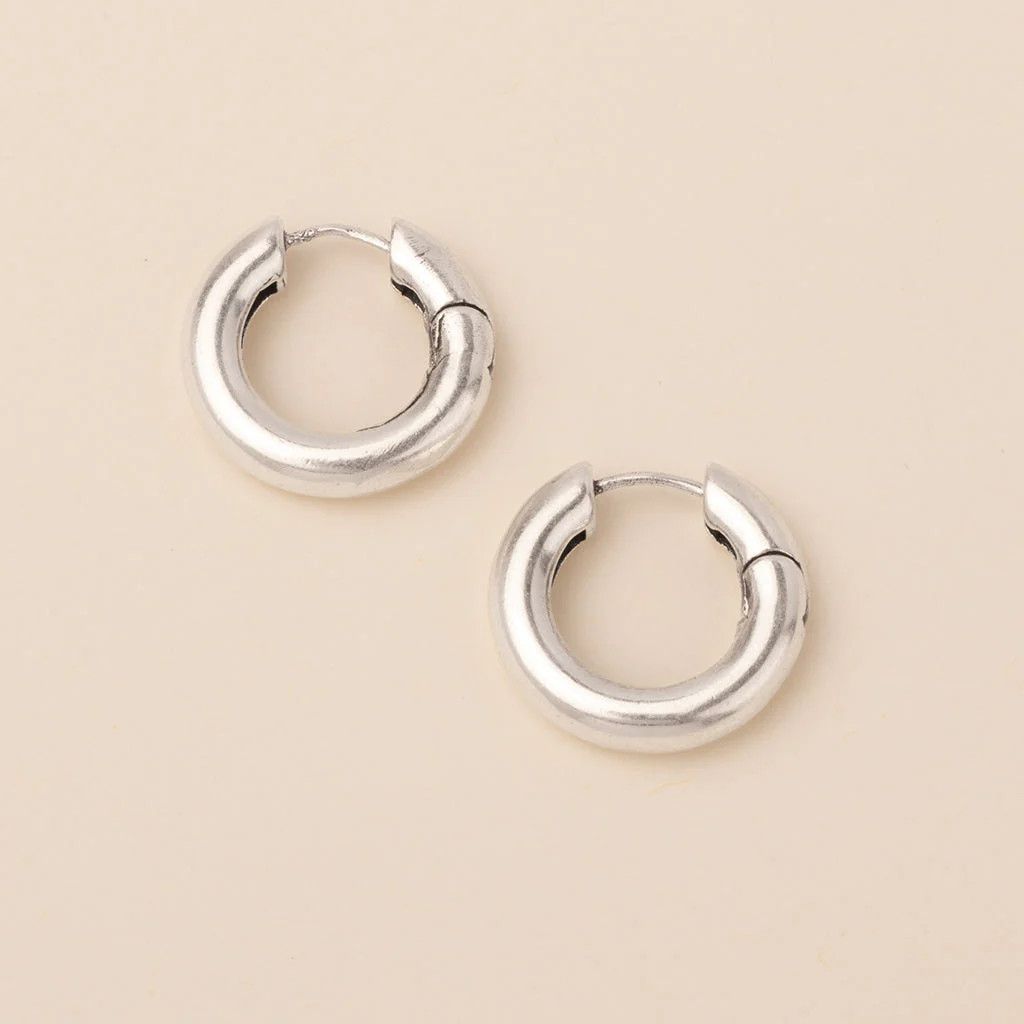 Refined Earring Stellar Hoop Sterling Silver