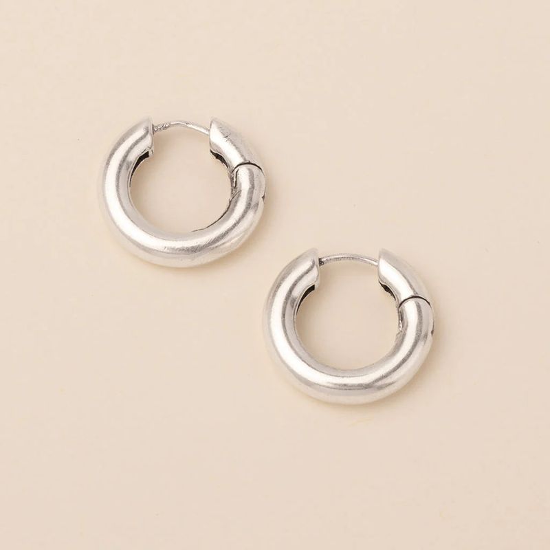 Refined Earring Stellar Hoop Sterling Silver