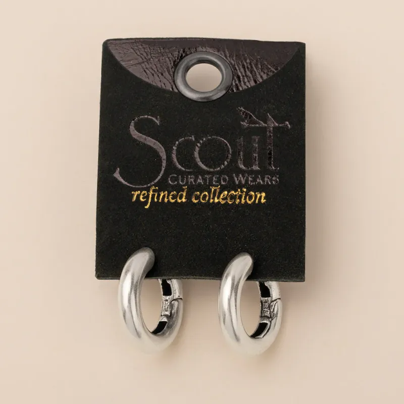 Refined Earring Stellar Hoop Sterling Silver