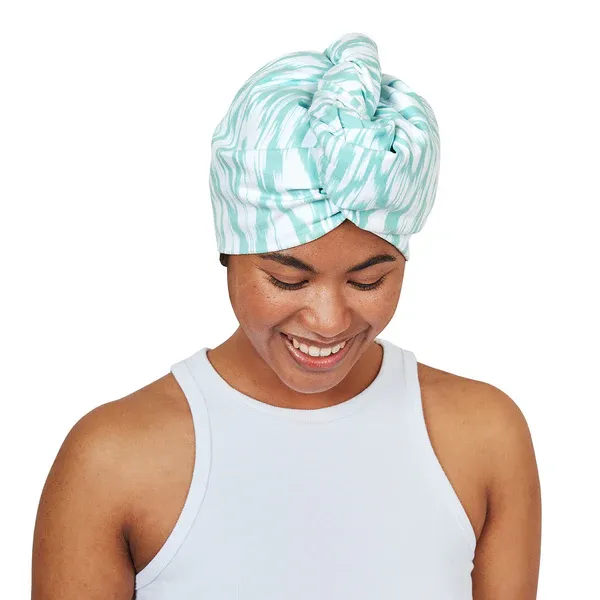 Quick Dry Hair Wrap Soft Seafoam