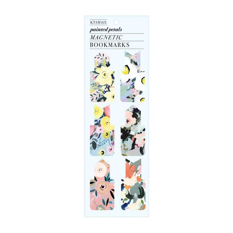 Magnetic Bookmarks Painted Petals